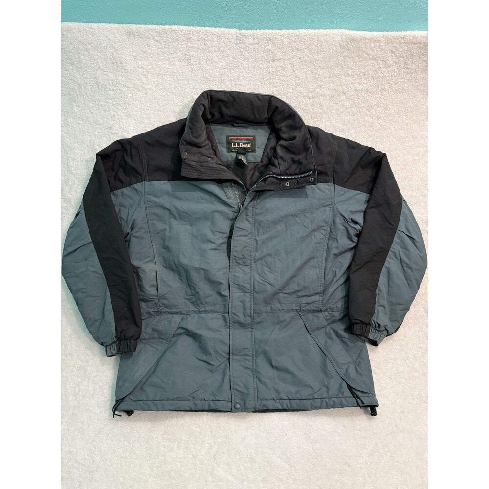 Vintage L.L. Bean Men’s Winter Jacket Thinsulate Lined Coat Green Size XXL Hood
